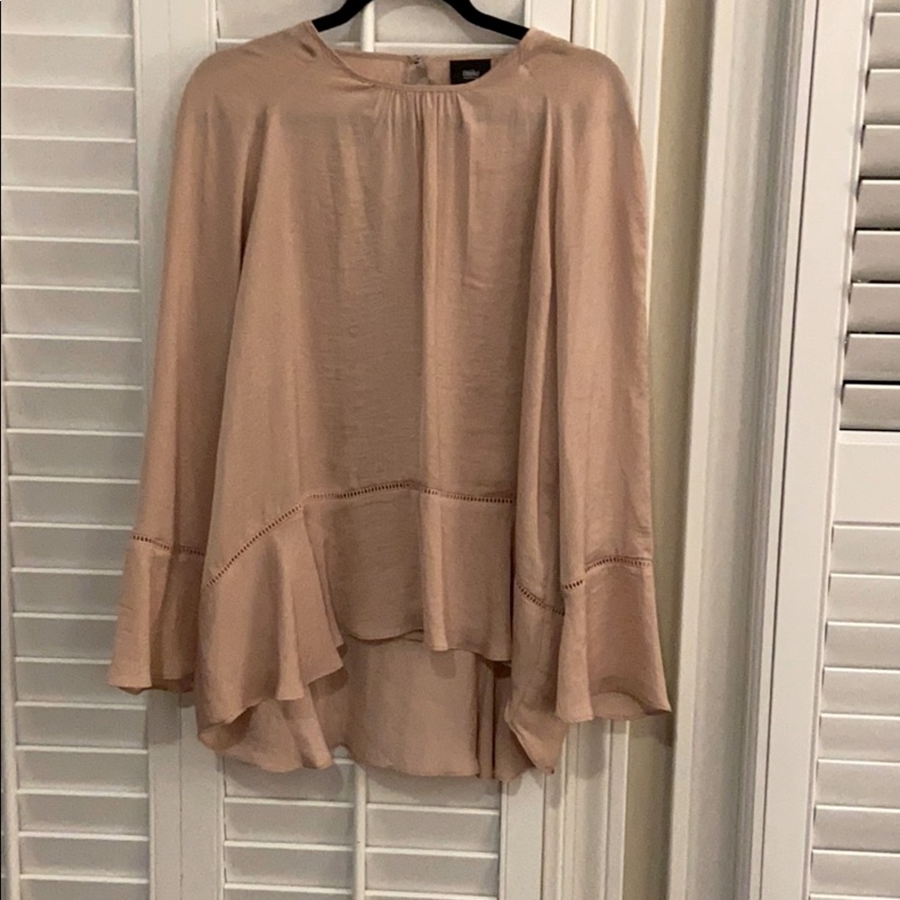 flowy, long sleeve pink/mauve top